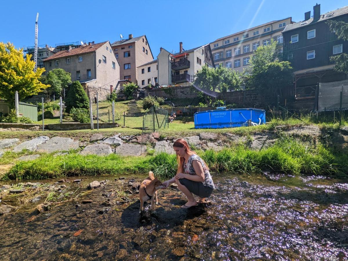 דירות סבניץ Urlaubstraum Mit Pool, Terrasse & Fluss Im Garten - Ut מראה חיצוני תמונה